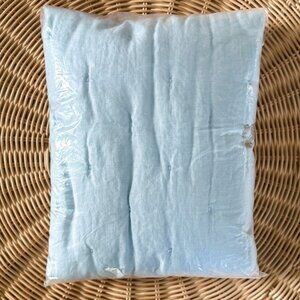 NWOT Serena & Lily Sutter Linen Euro Pillow Sham-Coastal Blue
